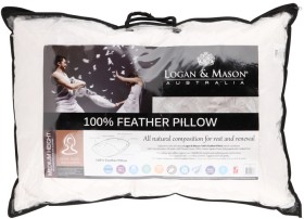 Logan+%26amp%3B+Mason+100%25+Feather+Pillow