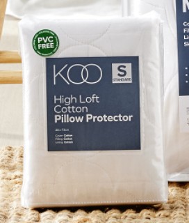 KOO+High+Loft+Cotton+Pillow+Protector