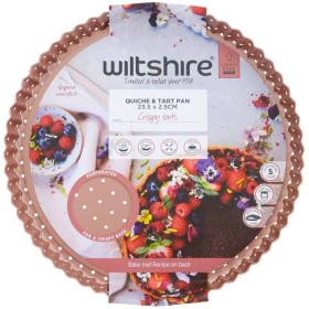 40%25+off+Wiltshire+Perforated+Round+Quiche+Pan