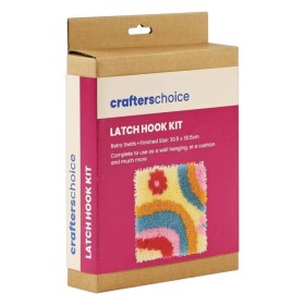 Crafters+Choice+Latch+Hook+Kit+30+x+30cm+-+Retro+Swirls