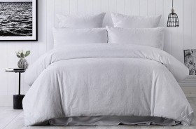 White-Home-Textured-Piper-Duvet-Cover-Set on sale