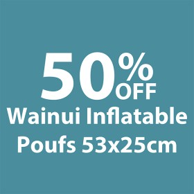 50%25+off+Wainui+Inflatable+Poufs+53x25cm