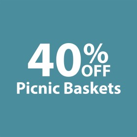 40%25+off+Picnic+Baskets