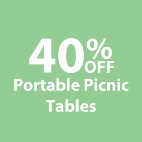 40%25+off+Portable+Picnic+Tables