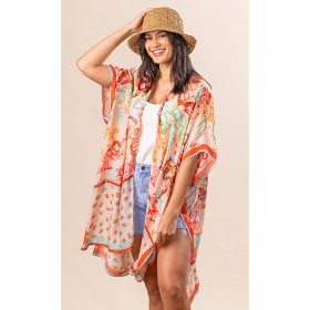 Seaside+Supplies+Victoria+Open+Kaftan+Orange