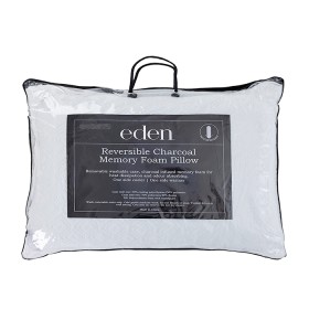 Eden+Reversible+Charcoal+Memory+Foam+Pillow