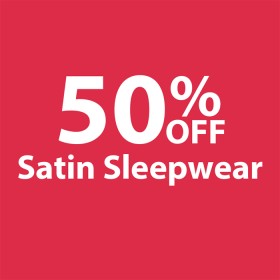 50%25+off+Satin+Sleepwear