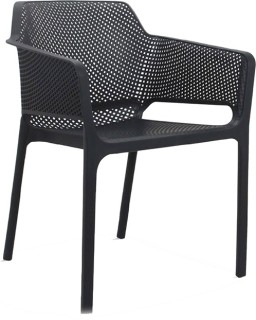 Neo+Stackable+Outdoor+Chair+-+Black