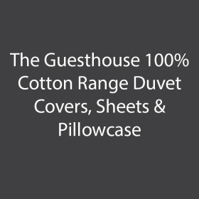 The-Guesthouse-100-Cotton-Range-Duvet-Covers-Sheets-Pillowcase on sale