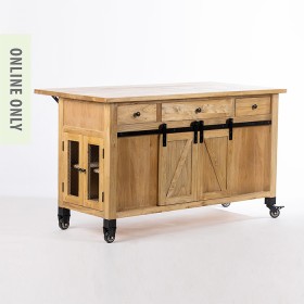 Design-Republique-Provincial-Buffet-Table-On-Wheel on sale