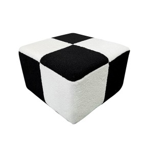 Leo-Checker-Ottoman on sale