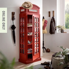 Design-Republique-Novelty-Phone-Booth-Bookshelf on sale