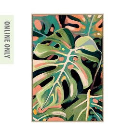 Design+Republique+Banks+Monstera+Framed+Canvas