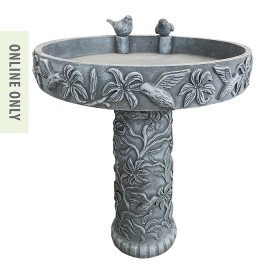 Outsidings-Cement-Lily-Bird-Bath on sale