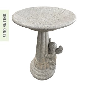 Outsidings-Cement-Angel-Bird-Bath on sale