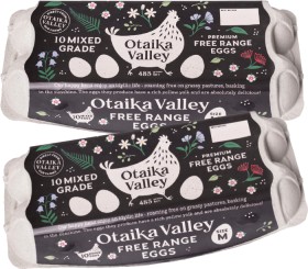 Otaika+Valley+Free+Range+Mixed+Grade+Eggs+10+Pack