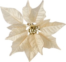 Jolly-Joy-Poinsettia-Clips-Champagne-6-Pack on sale