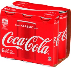 Coca-Cola+or+Schweppes+Range+6+x+250ml+Cans