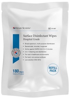 Henry+Schein+Surface+Disinfectant+Wipes+Hospital+Grade+180+Refill