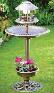 Solar+Birdbath+Planter+105cm