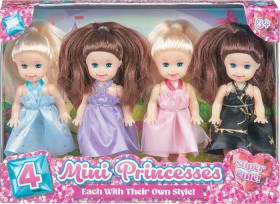 Mini-Princesses-Doll-4-Pack on sale