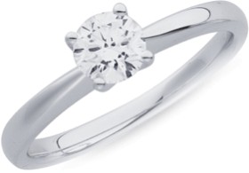 Solitaire-Element-Lab-Grown-Diamond-set-in-14ct-White-Gold on sale