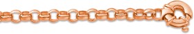 9ct-Rose-Gold-22cm-Belcher-Bolt-Ring-Bracelet on sale