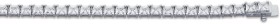 Sterling-Silver-19cm-3mm-Square-Cubic-Zirconia-Tennis-Bracelet on sale