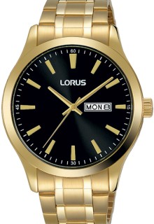 Lorus-Gold-Tone-Analogue-Gents-Watch on sale