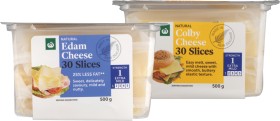 Woolworths+Natural+Cheese+Slices+Edam+or+Colby+500g