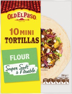 Old-El-Paso-Tortillas-Mini-10-Pack on sale