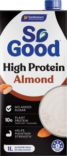 Sanitarium+So+Good+Almond+Milk+High+Protein+1L