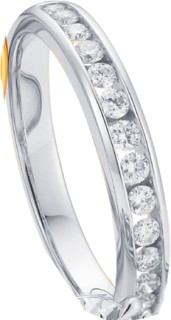 14ct-White-Gold-Alora-Lab-Grown-Diamond-Band on sale