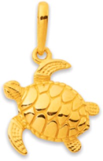 9ct+Turtle+Charm