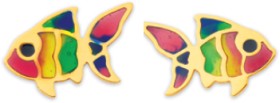 9ct-Enamel-Fish-Studs on sale