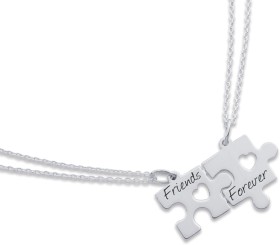 Sterling+Silver+Friends+Forever+Puzzle+Share+Pendant