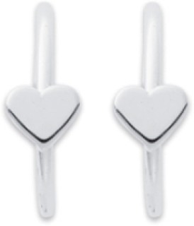 Sterling+Silver+Heart+Hoops