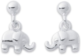 Sterling+Silver+Elephant+Studs