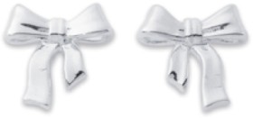 Sterling+Silver+Bow+Studs