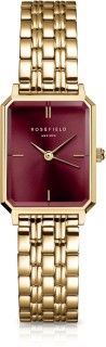 Rosefield-Octagon-Burgundy-Watch on sale