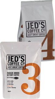 Jed%26rsquo%3Bs+Bean+Bag%2C+Freeze+Dried+Refill+or+Plunger+or+Beans+Coffee+200g+or+Capsules+10+Pack