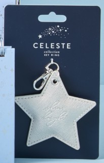 WHSmith+Celeste+Star+Keyring