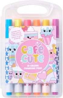 WHSmith+Caf%26eacute%3B+Cute+Colour+Changing+Pens+Pack+of+12