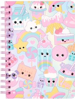 WHSmith+Caf%26eacute%3B+Cute+A5+Notebook