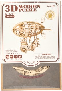 Rolife-3D-Wooden-Puzzle-Airship on sale