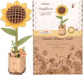 Rolife-DIY-Miniature-Rowood-Sunflower on sale