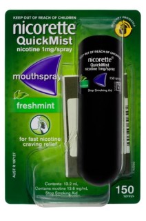 Nicorette+Quit+Smoking+QuickMist+Nicotine+Mouth+Spray+Freshmint+150+Pack