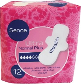 Sence+Sanitary+Towel+Ultra+Normal+Plus+12+Pack