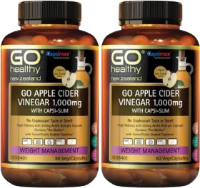 GO+Healthy+GO+Apple+Cider+Vinegar+1%2C000mg+60+VegeCapsules