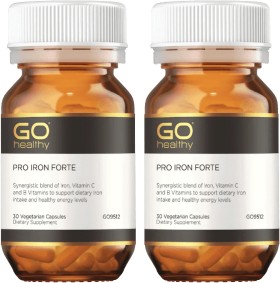 GO+Healthy+PRO+Iron+Forte+30+VegeCapsules